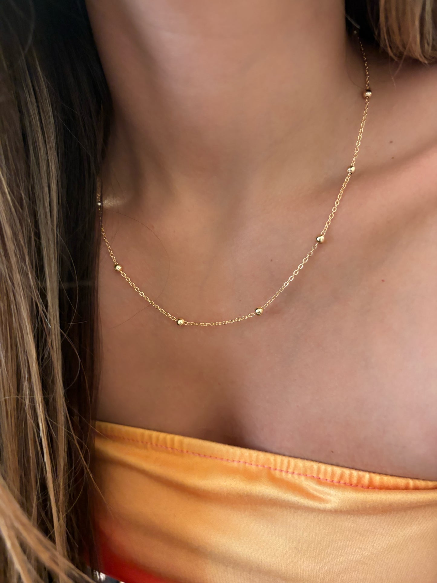 Marie Gold Chain Necklace