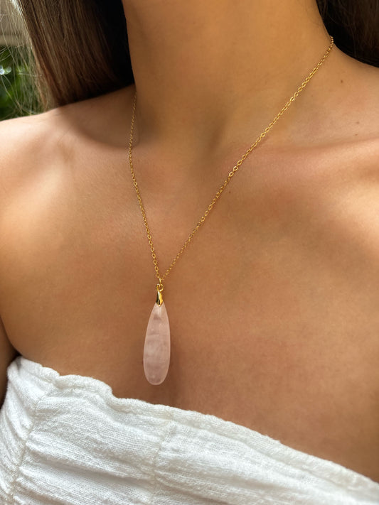 Rose Quartz Neckace